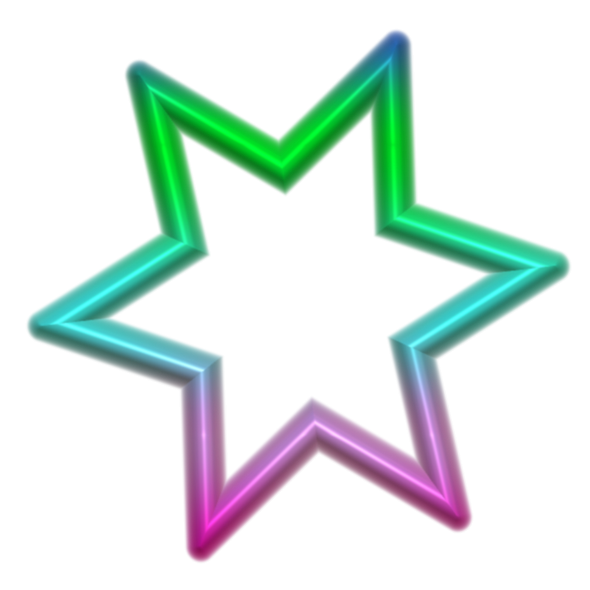 étoile métallique